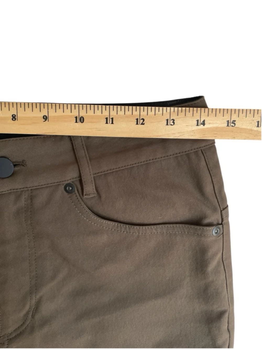 Outlier Pants Size 28X25 Strong Dungarees Strongtwill Dark Olive Brown Unisex